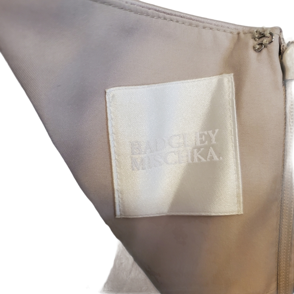 NEW Badgley Mischka Belted Waist Formal Dress - Picture 9 of 11